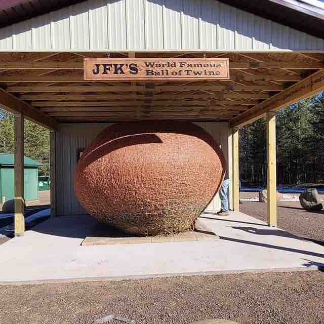 Learn about JFK's famous twine ball. Click on image above!